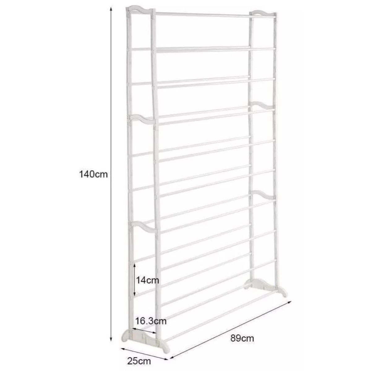 Zapatero Vertical de 9 Niveles – Organizador Elegante y Ajustable para Calzado