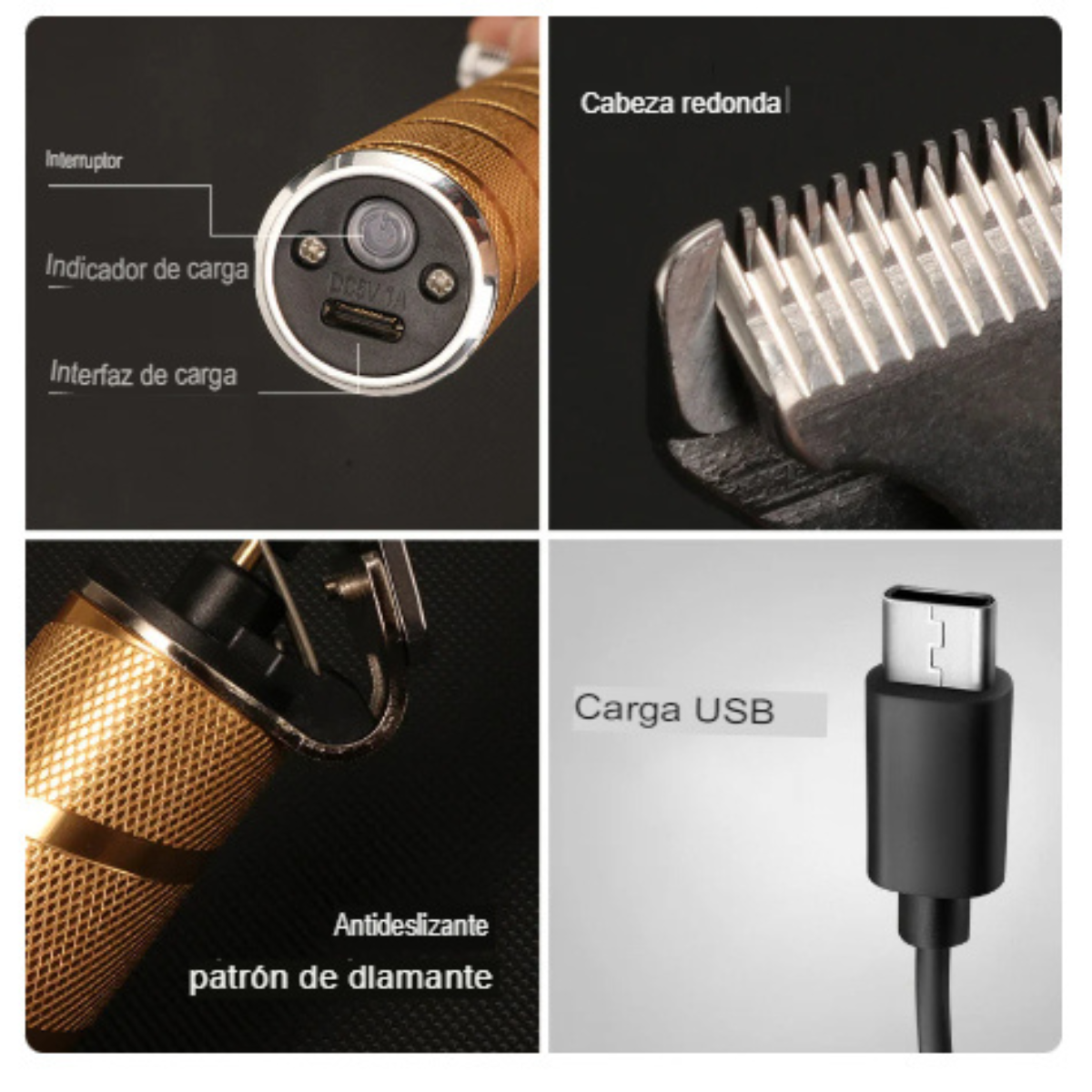 Cortador de Cabello y Recortadora de Barba Profesional - Precisión y Comodidad