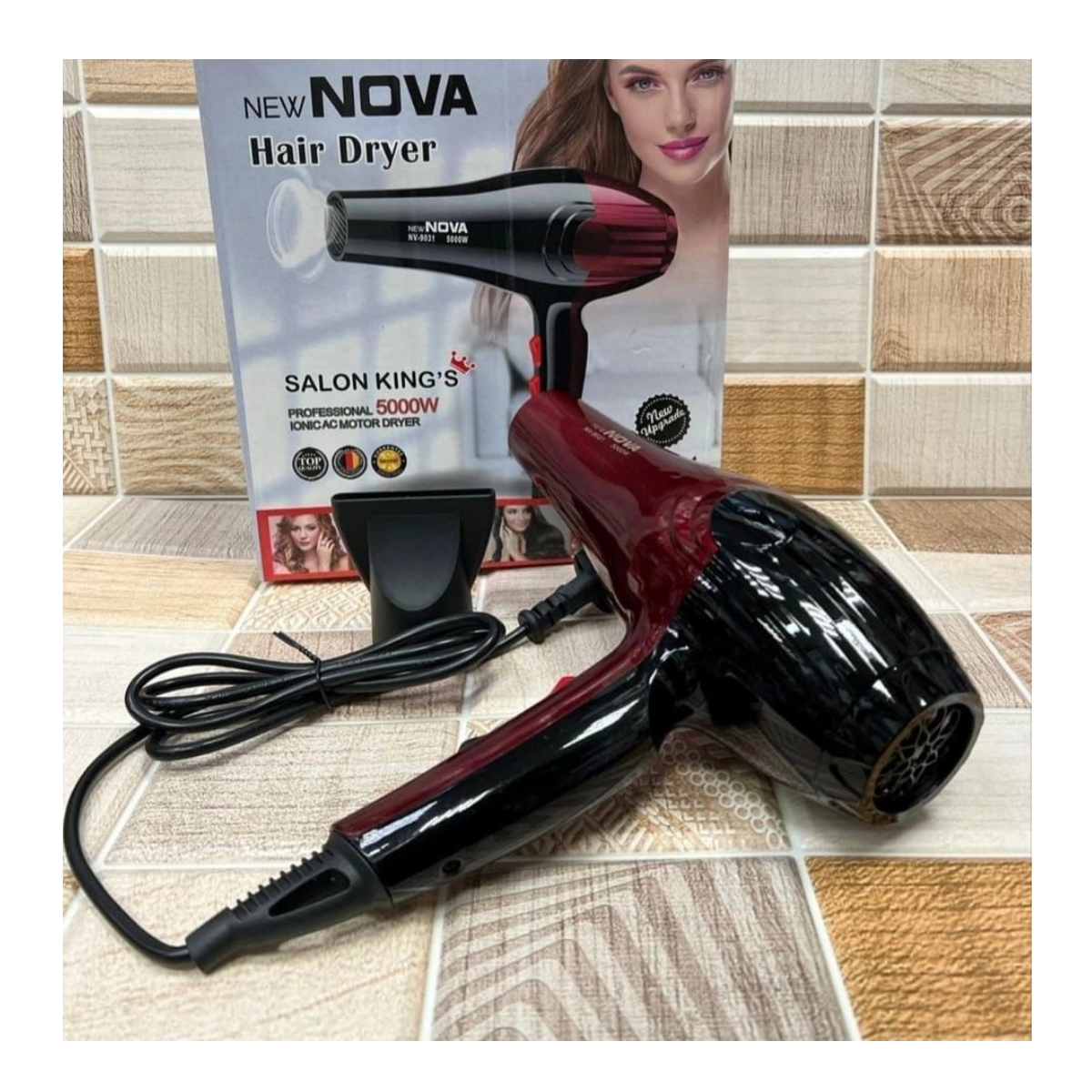 Secador de Pelo Profesional – Potente y Elegante Secador, Ideal para Hogar y Viajes