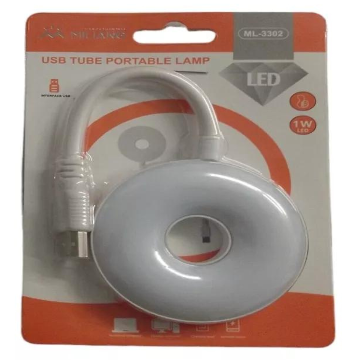 Lámpara LED USB Portátil para Escritorio – Iluminación Eficiente y Compacta para Estudio, Oficina y Viajes