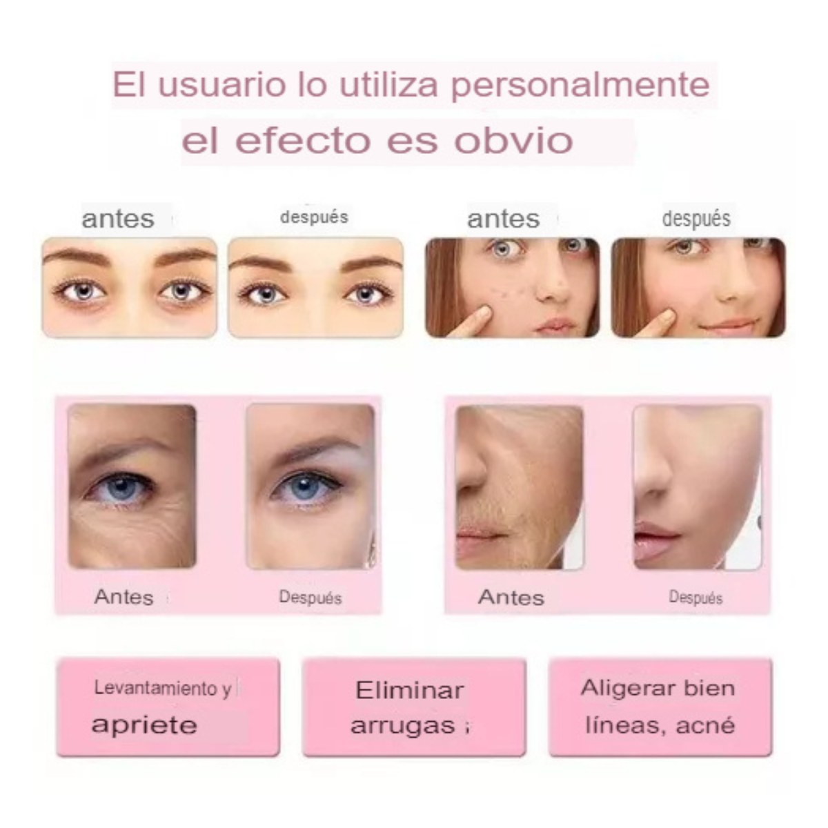 Masajeador Elevador Facial Rejuvenecedor | Cuidado y Belleza en Casa