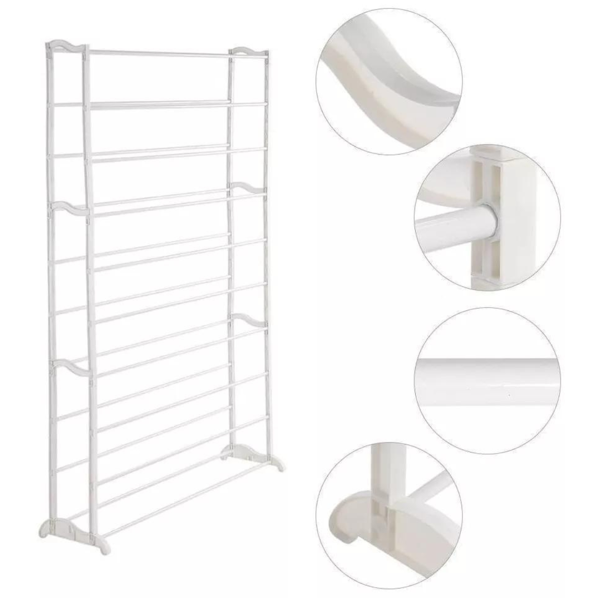 Zapatero Vertical de 9 Niveles – Organizador Elegante y Ajustable para Calzado