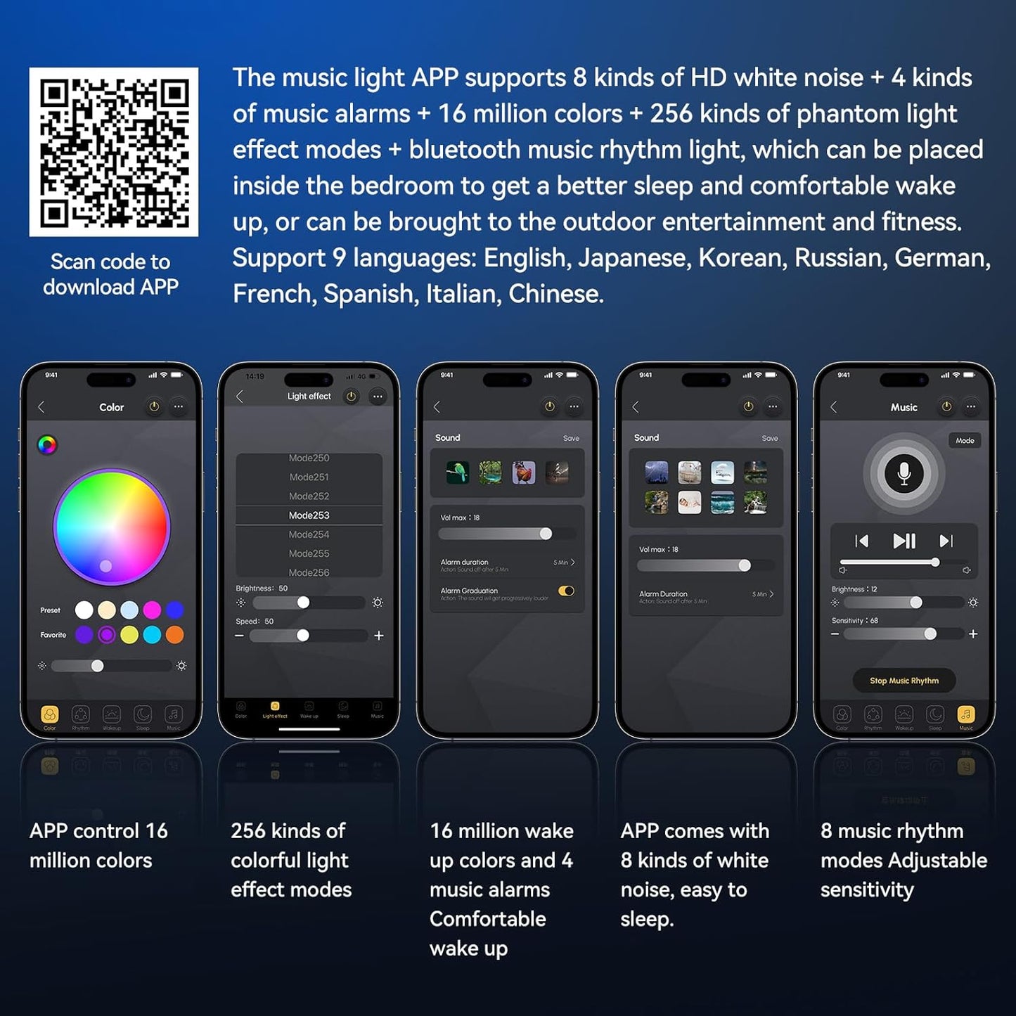 Altavoz Bluetooth en Forma de Caracola - Sonido Estéreo, Lámpara Multifuncional y Carga Inalámbrica