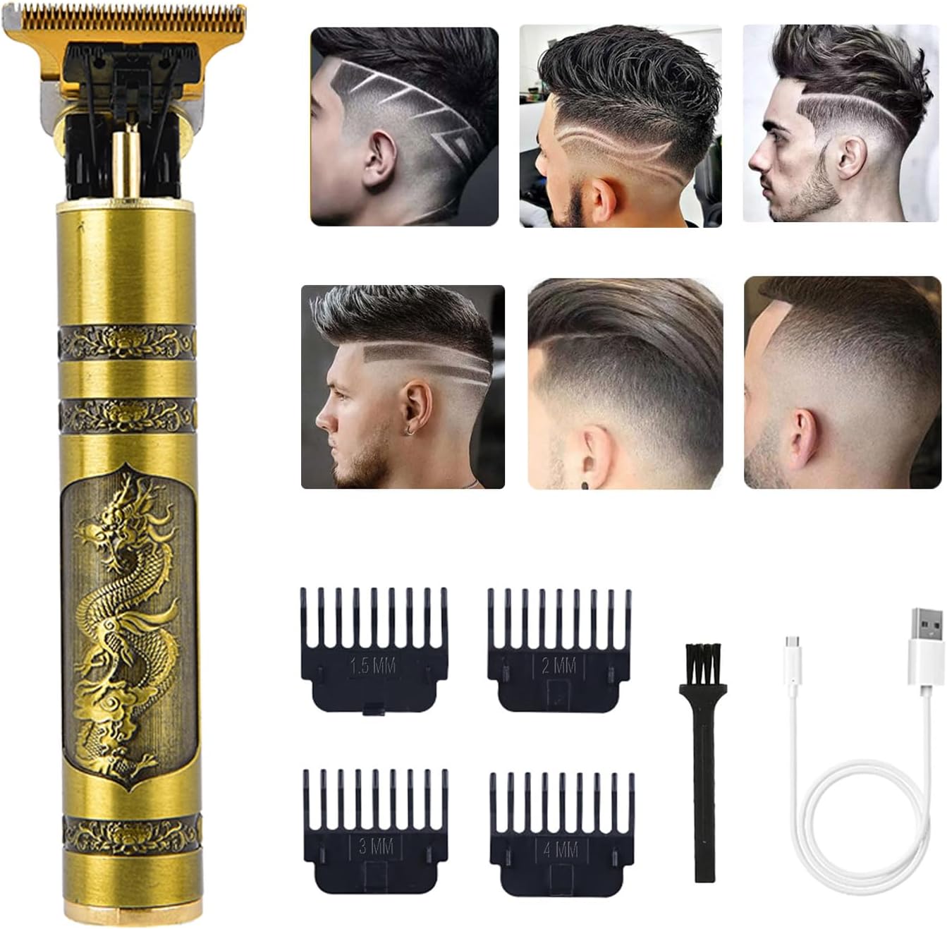 Cortapelo Portátil Recargable Dragon