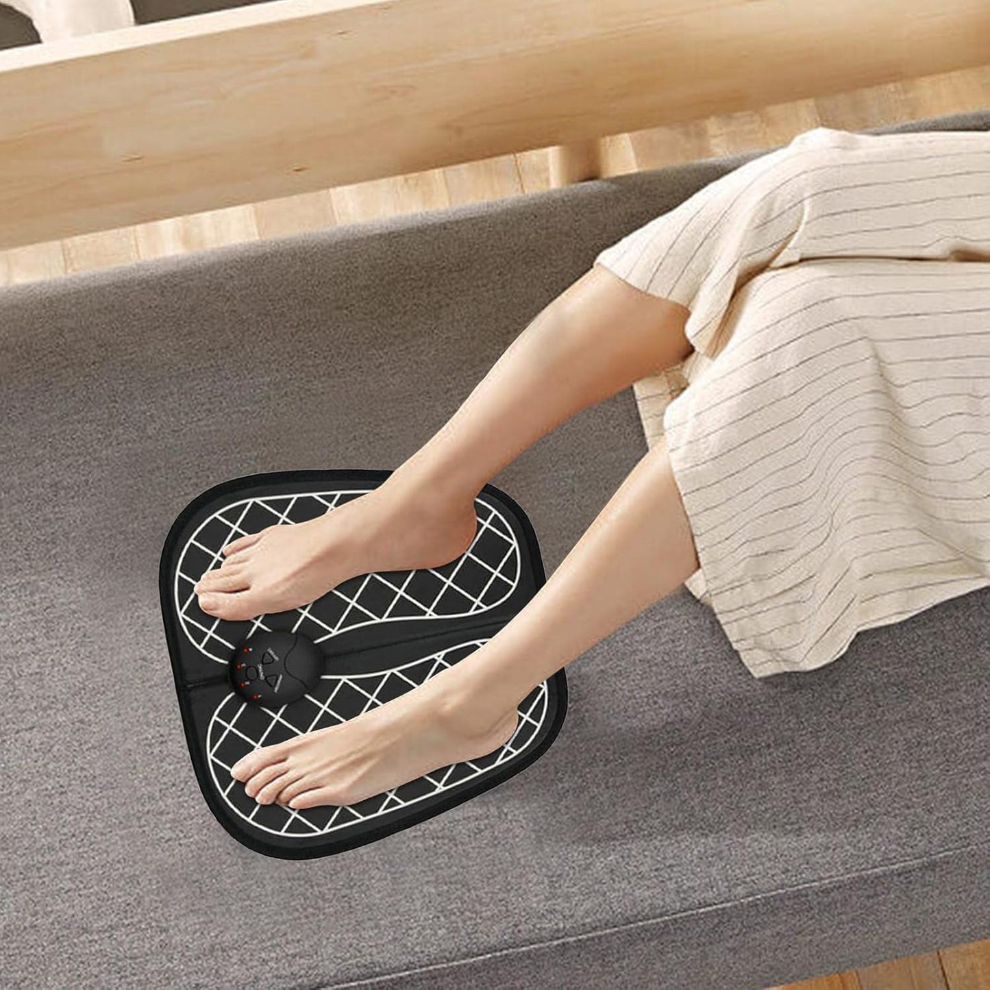 Masajeador de Pies Inteligente Adaptable con Calor Terapéutico y Estimulación Muscular