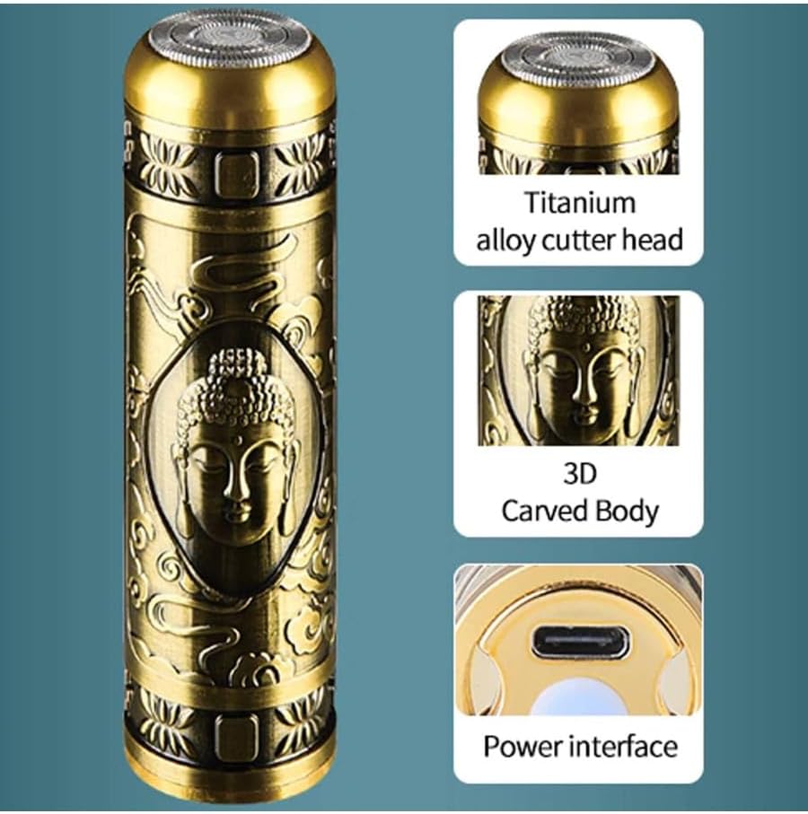 Mini Rasuradora Recargable Buda – Afeitado Preciso y Portátil