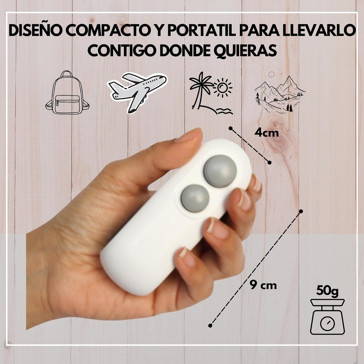 Mini Sellador de Bolsas Recargable USB