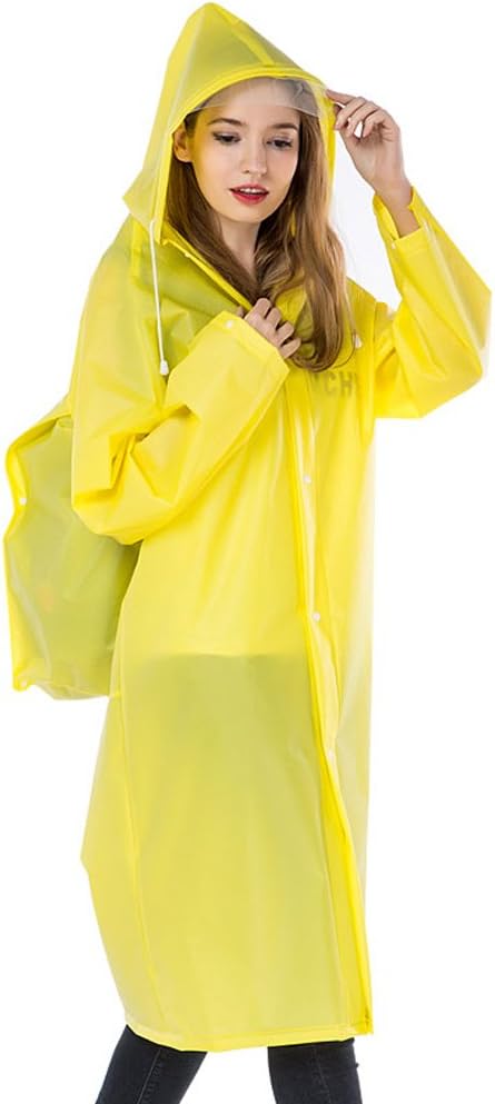 Poncho de Lluvia Portátil Amarillo