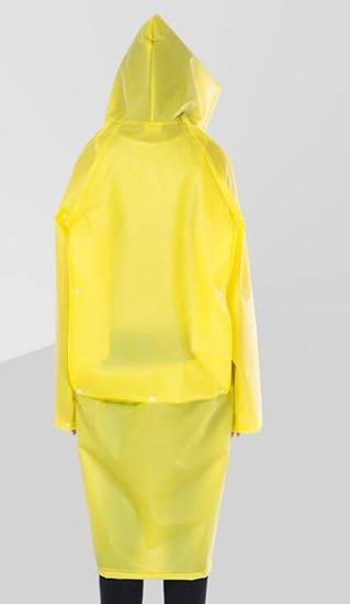 Poncho de Lluvia Portátil Amarillo