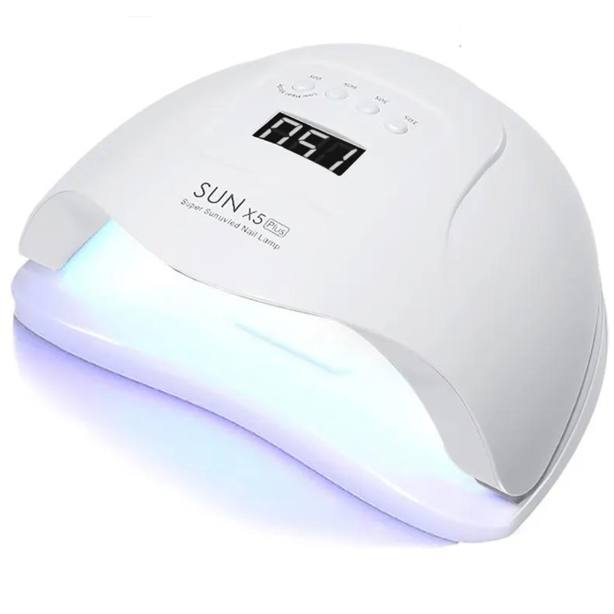 Lámpara de Uñas UV LED Manicure x5 - Secado Rápido y Eficiente para Gel, 24 Luces, Configuración de Tiempo Ajustable