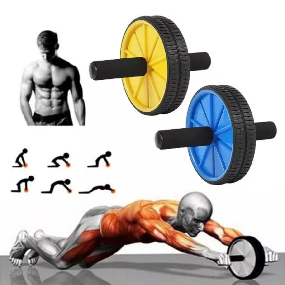 Rueda de Ejercicios Abdominales – Define Tu Abdomen en Casa