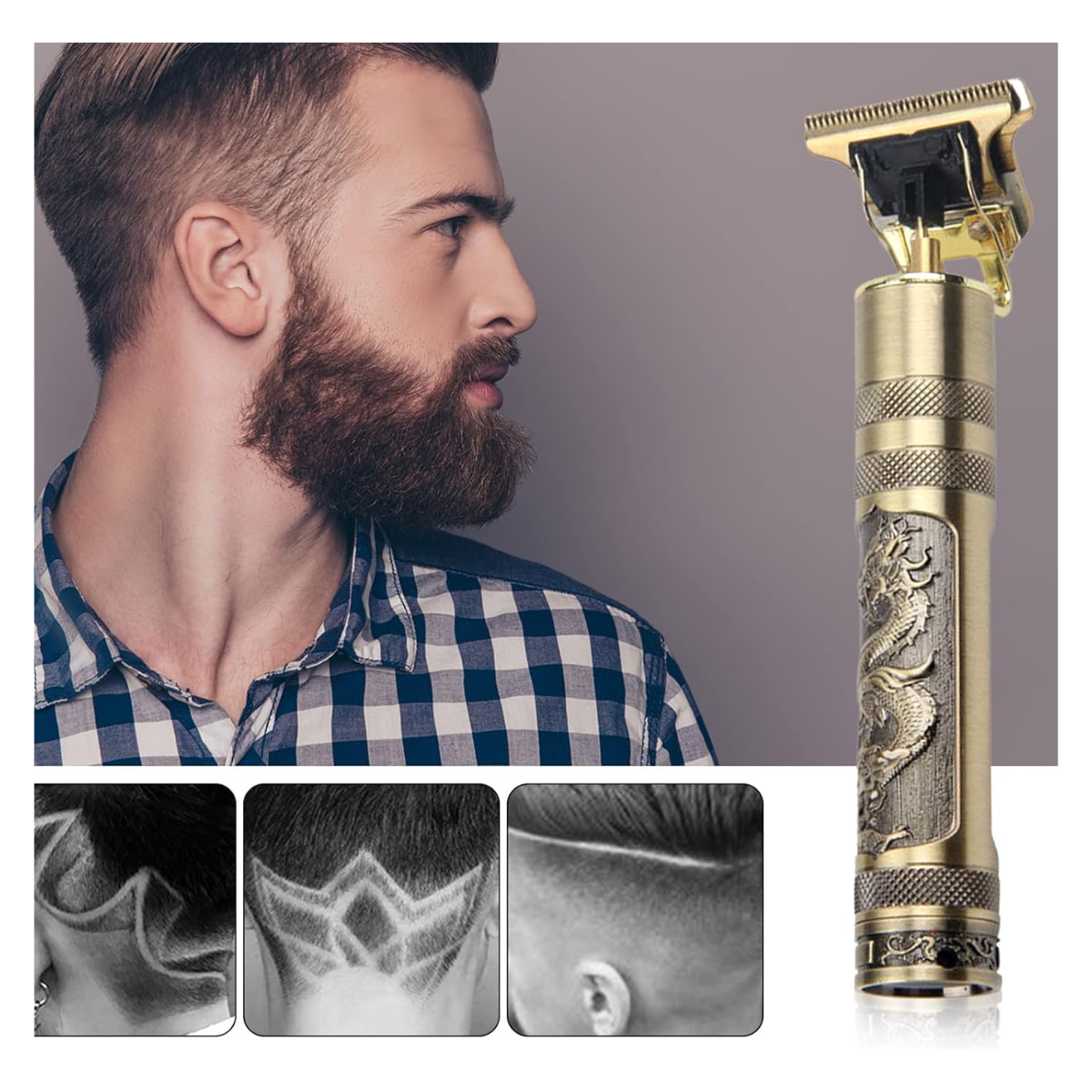 Cortapelo Portátil Recargable Dragon