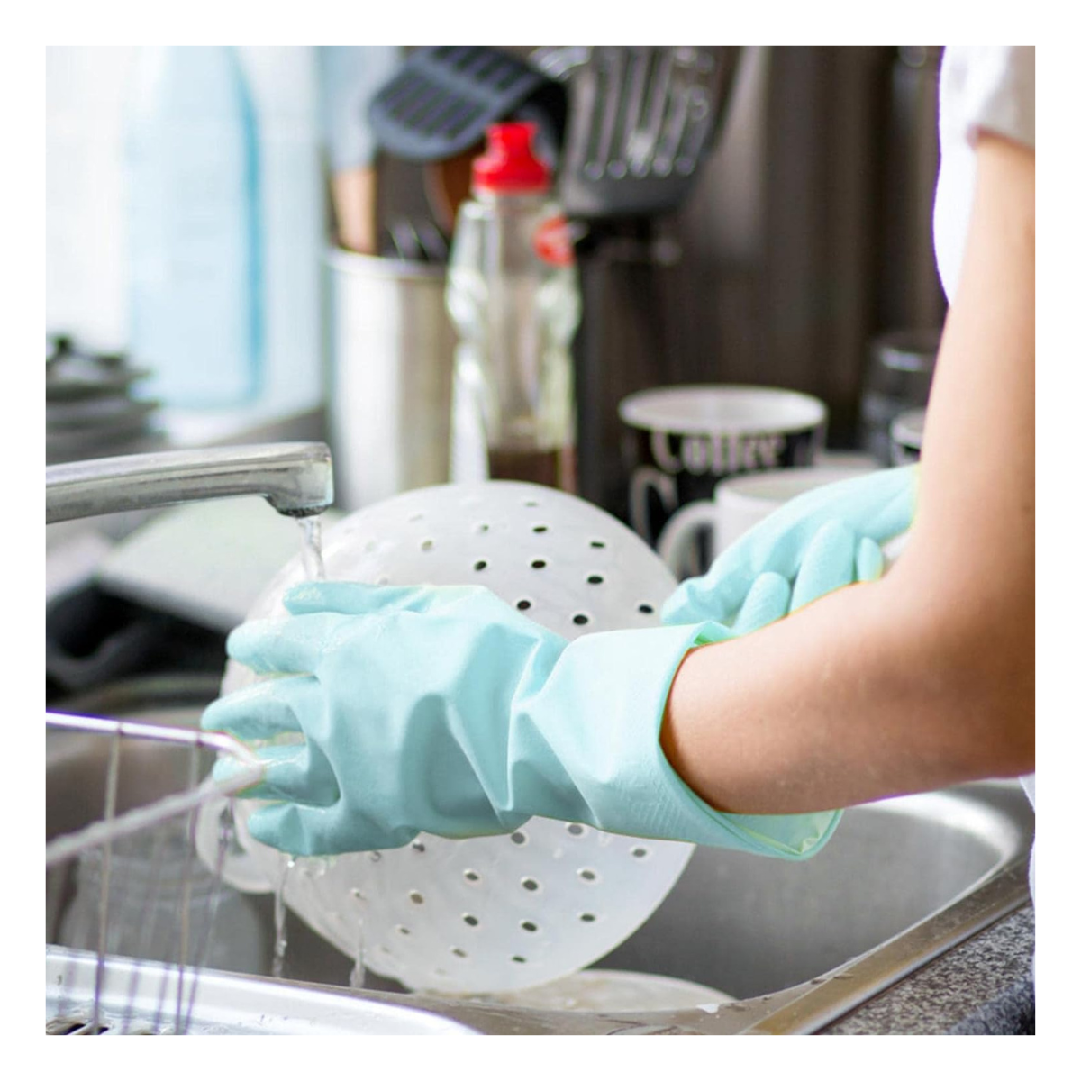 Guantes de Silicona Resistentes para Lavaplatos - Protección y Eficiencia en Cada Tarea