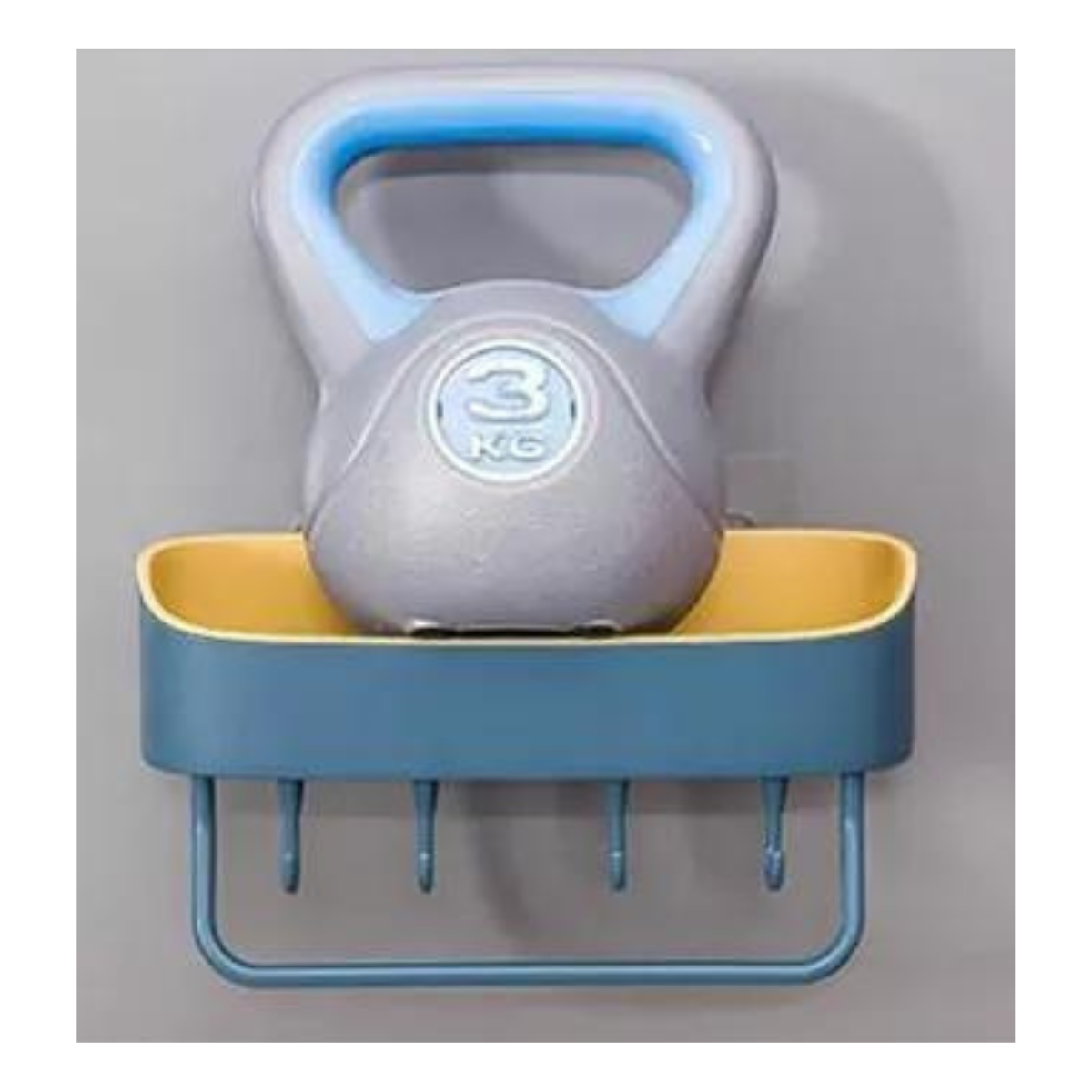 Organizador Multiuso con Base y Ganchos – Solución de Almacenamiento Versátil para Baño y Cocina
