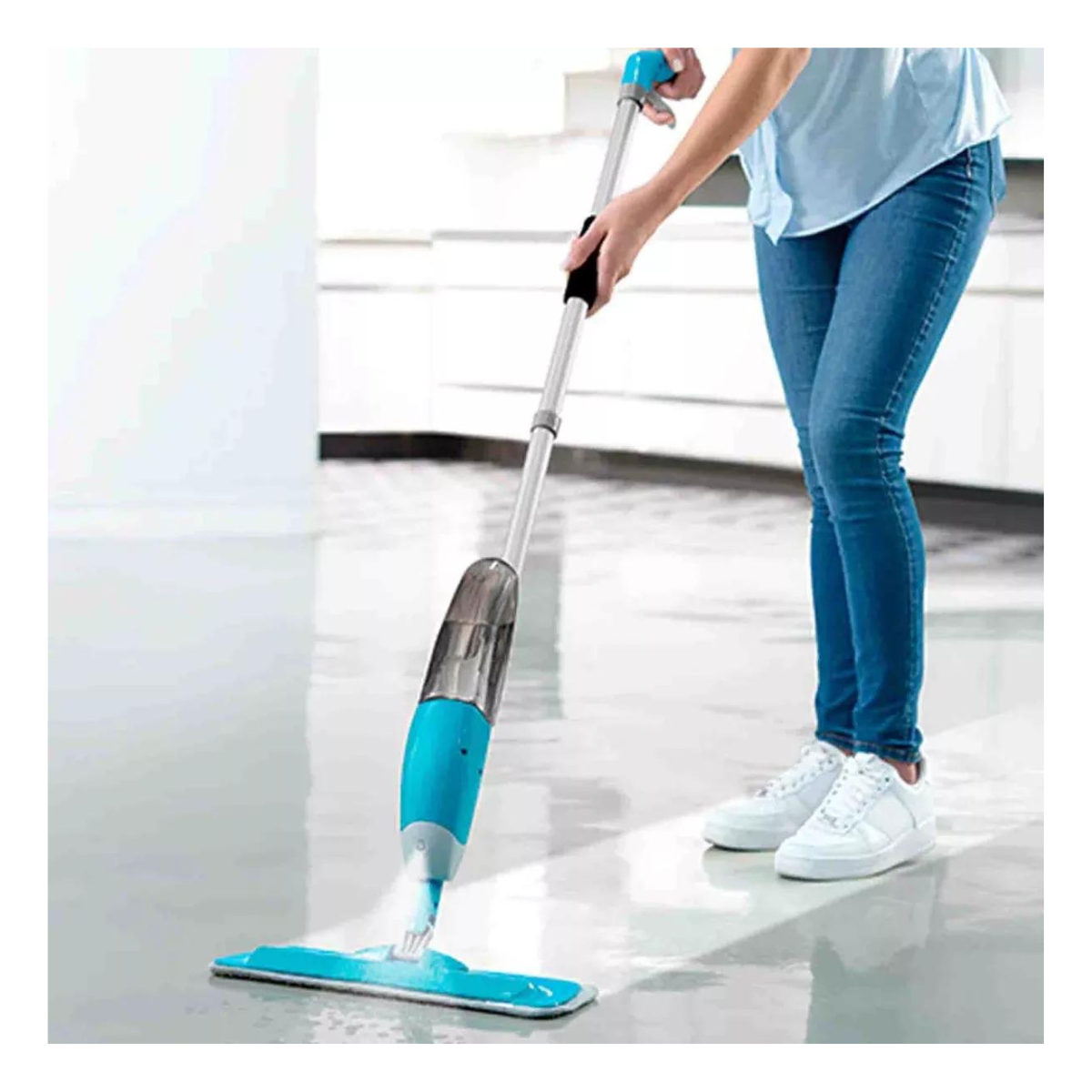 Mopa con Spray Giratorio de 360 Grados | Limpieza Eficiente y Versátil