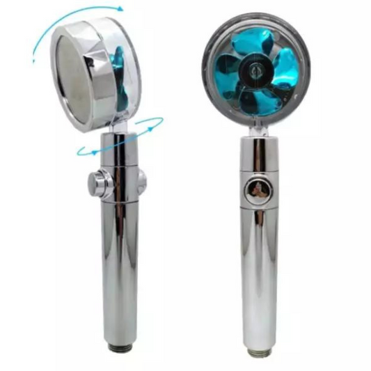 Ducha Hélice de Turbina con Alta Presión | Filtración Avanzada para Piel y Cabello
