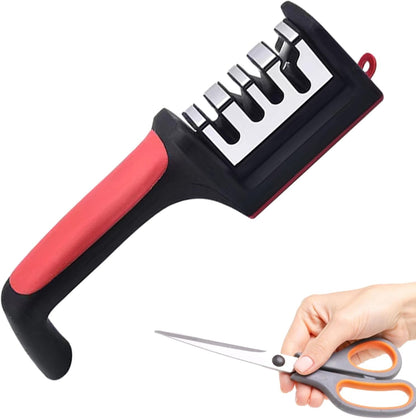 Afilador de Cuchillos para Cocina – Multifuncional, Seguro y Eficiente para Todas tus Herramientas de Cocina
