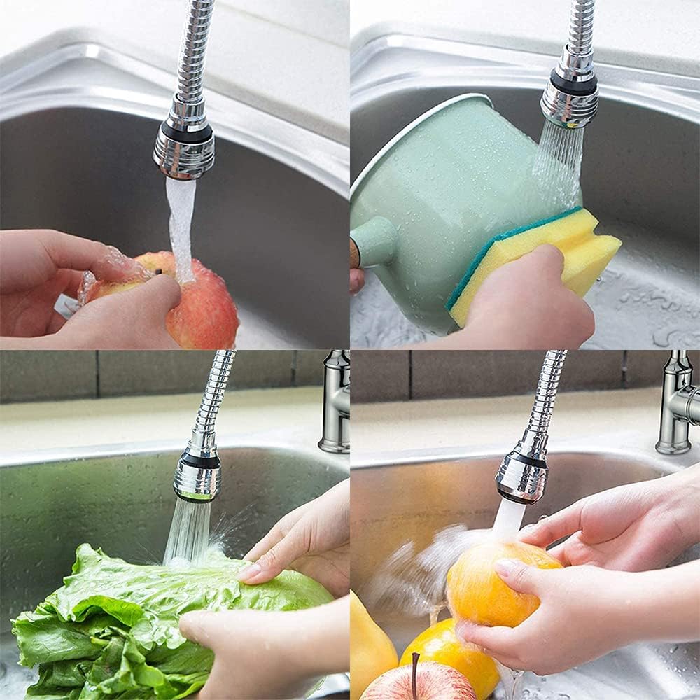 Boquilla de Grifo con Tubo de Extensión | Mejora Tu Grifo con Rotación 360°