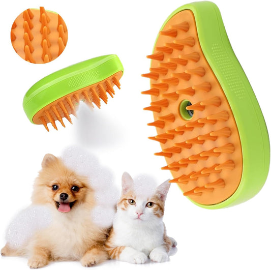 Cepillo de Vapor Multifuncional para Mascotas - Cuida y Relaja a tu Mascota