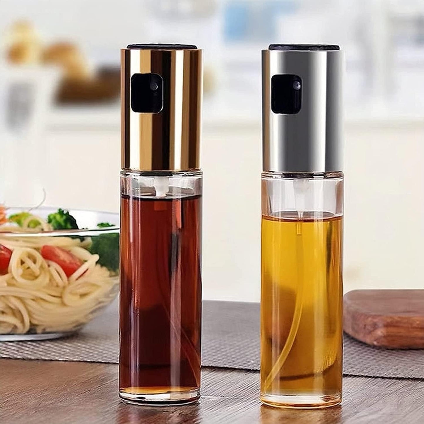 Dispensador de Aceite de Oliva y Vinagre - Pulverizador Multiusos para Cocina Saludable