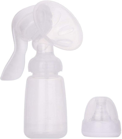 Extractor Manual de Leche Materna – Succión Ajustable, Almohadilla de Masaje 180°, Diseño Ergonómico, Compacto y Portátil