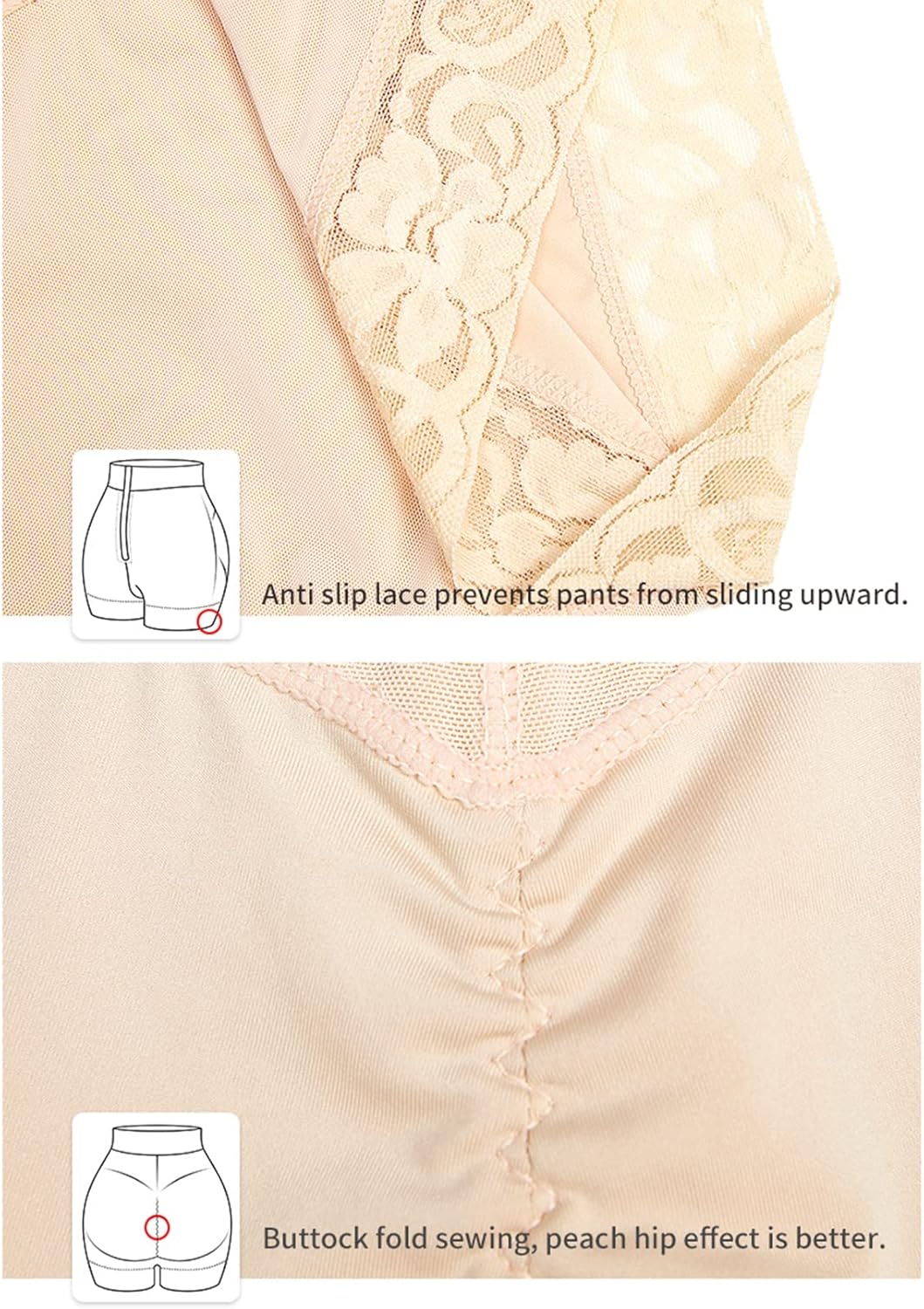 Faja Moldeadora de Cintura Alta para Mujer - Levantamiento de Caderas y Control Abdominal