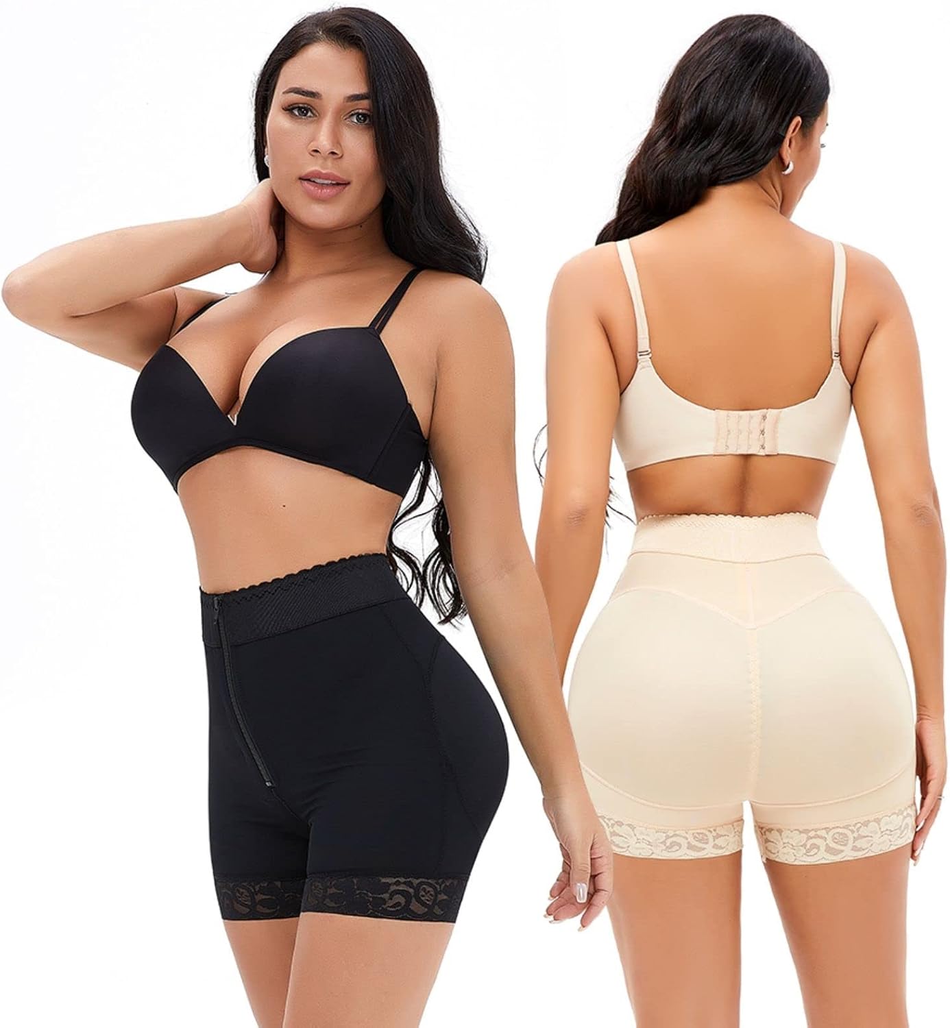 Faja Moldeadora de Cintura Alta para Mujer - Levantamiento de Caderas y Control Abdominal