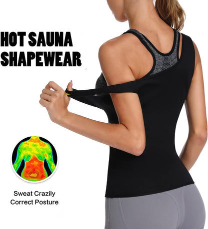 Faja Reductora Mujer - Camisetas Sauna Adelgazante