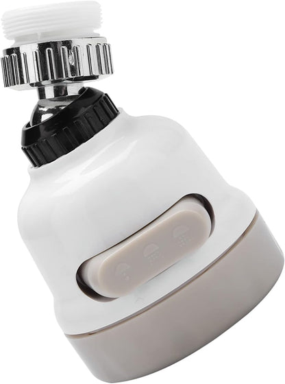 Grifo Giratorio 360° con 3 Presiones, Ahorro de Agua y Rotación Completa