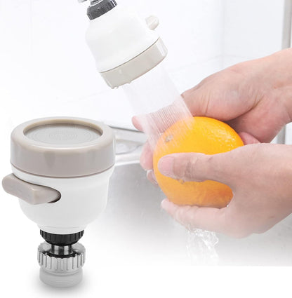Grifo Giratorio 360° con 3 Presiones, Ahorro de Agua y Rotación Completa