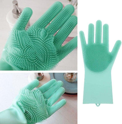 Guantes de Silicona Resistentes para Lavaplatos - Protección y Eficiencia en Cada Tarea