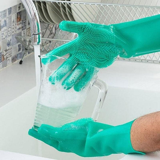 Guantes de Silicona Resistentes para Lavaplatos - Protección y Eficiencia en Cada Tarea