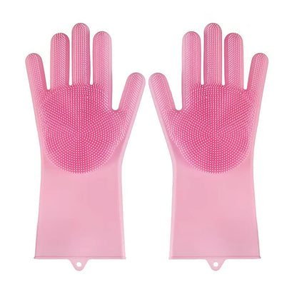 Guantes de Silicona Resistentes para Lavaplatos - Protección y Eficiencia en Cada Tarea