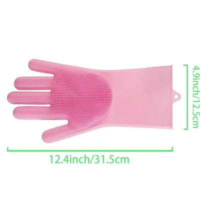Guantes de Silicona Resistentes para Lavaplatos - Protección y Eficiencia en Cada Tarea