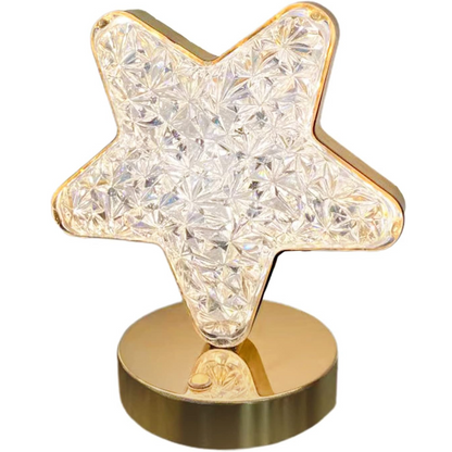 Lámpara Estrella de Cristal LED - Ilumina tu Espacio con Estilo y Creatividad