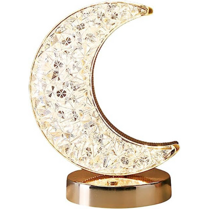 Lámpara Luna de Cristal LED - Iluminación Celestial y Creativa para tu Espacio