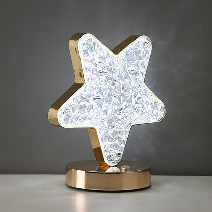 Lámpara Estrella de Cristal LED - Ilumina tu Espacio con Estilo y Creatividad