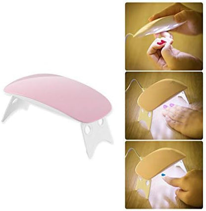 Lámpara de Uñas Mini Portátil UV LED – Secado Rápido, Compacta y Eficiente para Gel de Uñas