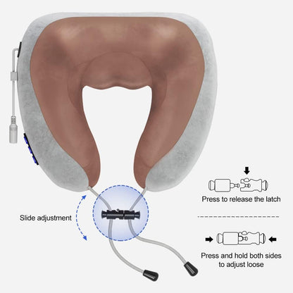 Masajeador Almohada Cervical Recargable