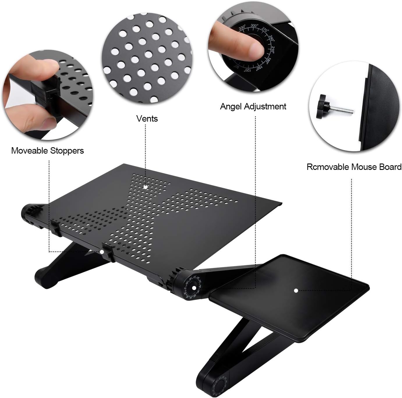 Mesa Portable de Metal para Laptop