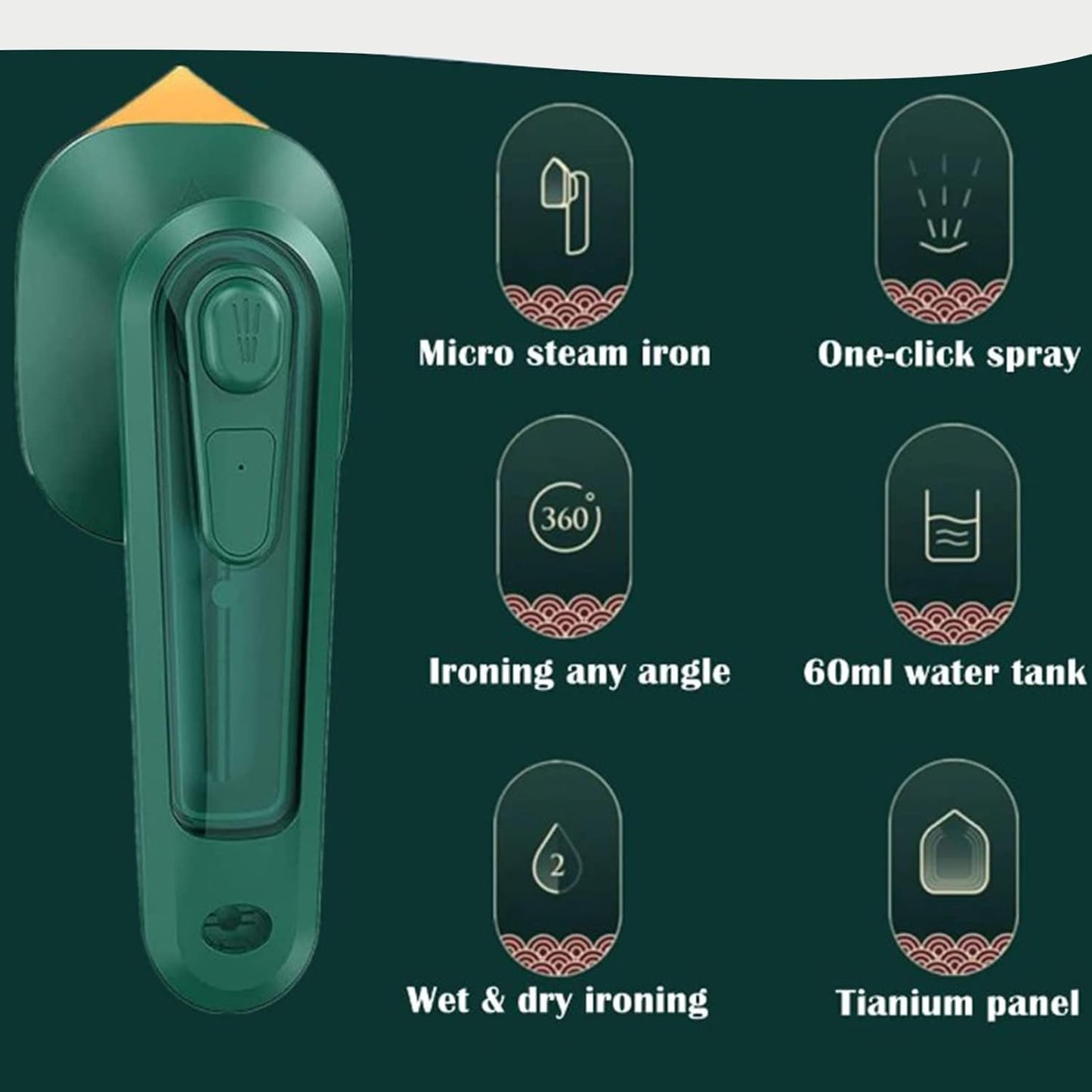 Mini Plancha Mini Iron - Compacta y Potente para Ropa Perfecta en Casa