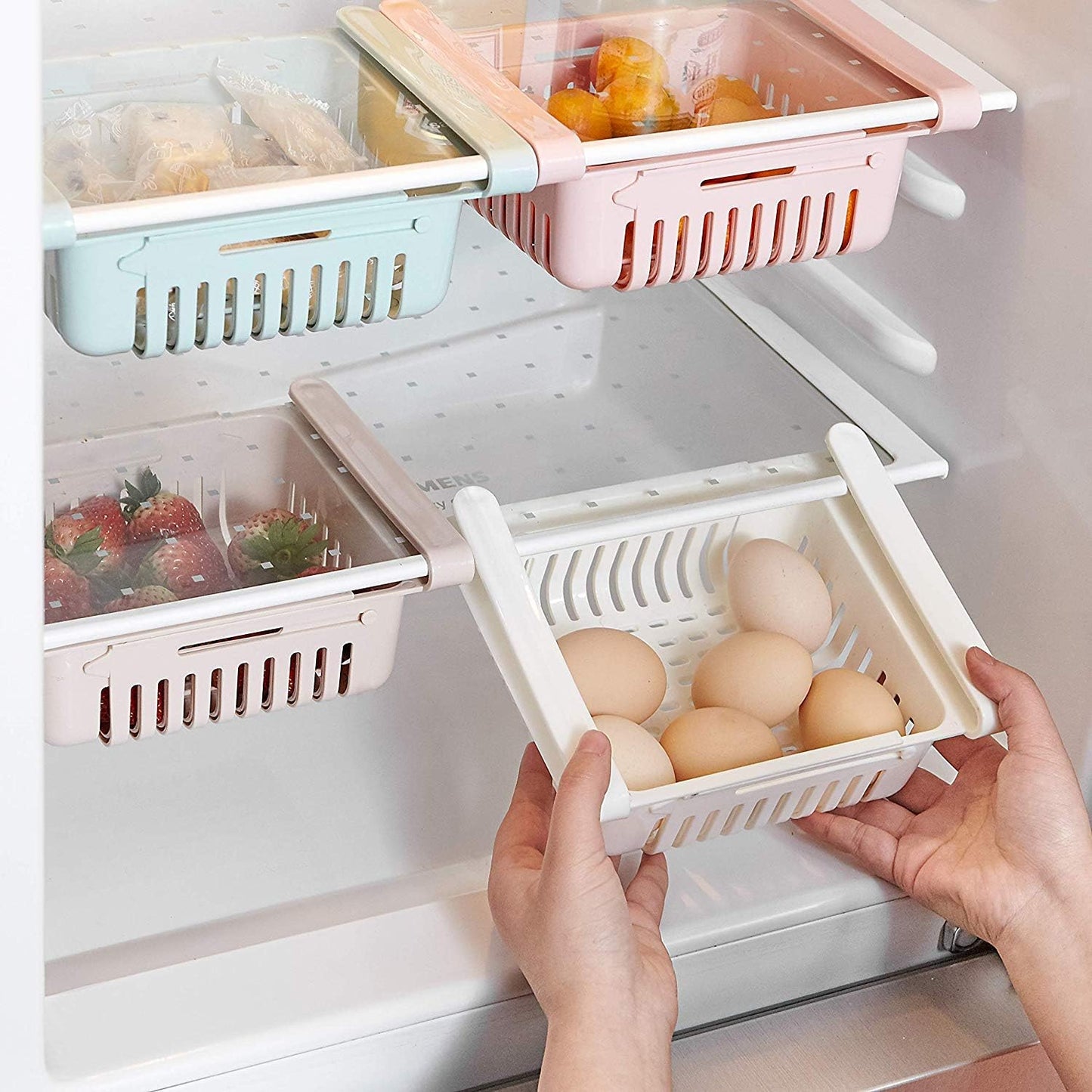 Organizador de Espacio con Rendija para Nevera - Optimiza y Ordena tu Cocina