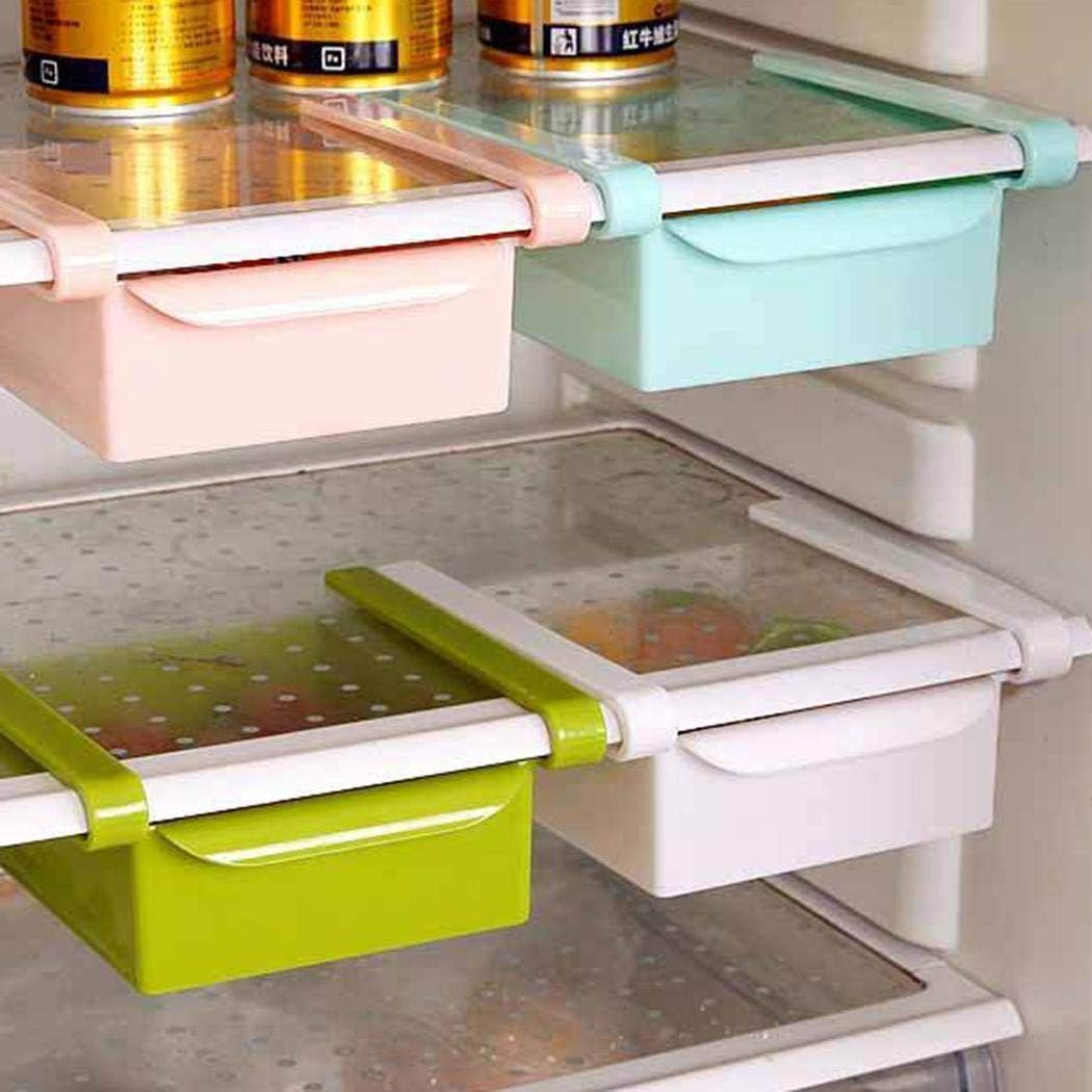 Organizador de Espacio para Nevera - Para Refrigerador y Congelador