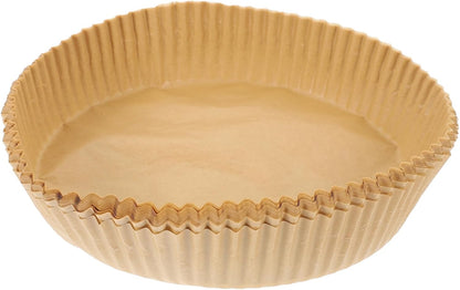 Filtro para Freidora de Aire 50 PC 16cm – Papel Pergamino Grado Alimenticio, Resistente al Calor, Desechable y Fácil de Usar