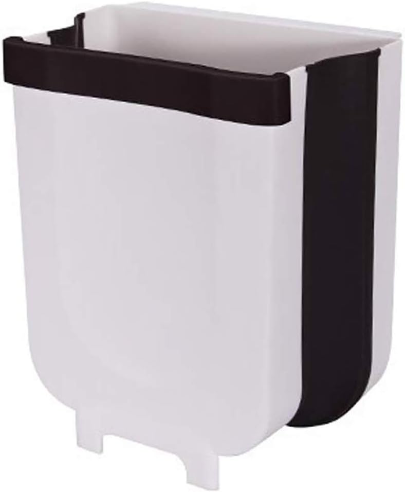 Papelera de Basura Plegable de Plástico 9L - Ahorra Espacio y Optimiza la Gestión de Residuos