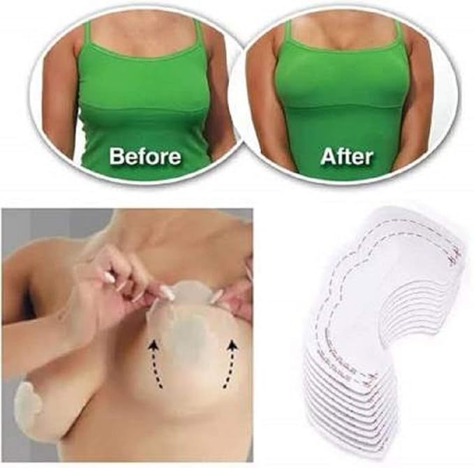 Parche Levanta Busto Invisible y Cómodo - Elevación Instantánea para un Escote Perfecto