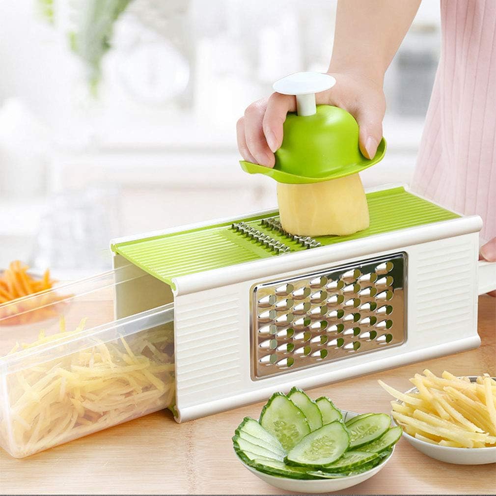 Picador, Cortador y Rayador 3 en 1 - Herramienta Multifuncional para Cocina