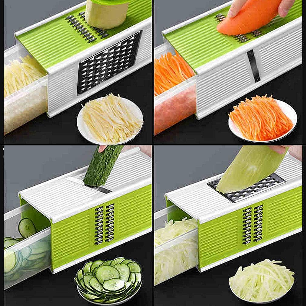 Picador, Cortador y Rayador 3 en 1 - Herramienta Multifuncional para Cocina