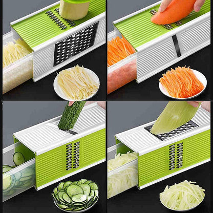 Picador, Cortador y Rayador 3 en 1 - Herramienta Multifuncional para Cocina