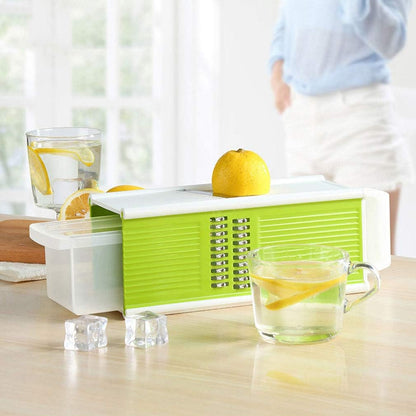 Picador, Cortador y Rayador 3 en 1 - Herramienta Multifuncional para Cocina